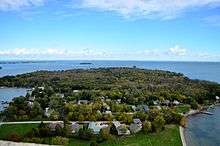 View from the top of the Column at Perry's Memorial