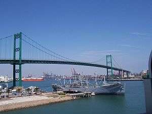 SS Lane Victory, now regularly docked at Berth 46, Port of Los Angeles