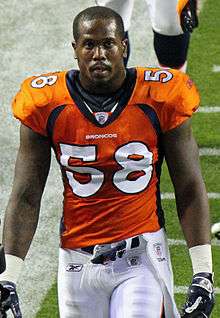 Von Miller, a National Football League player