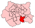 A large constituency in the south of the county.