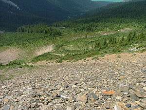 View from the Walcott Quarry