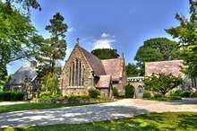 A Gothic church of stone